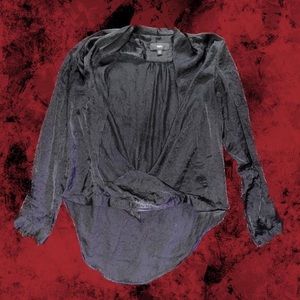 flowy gothic black top